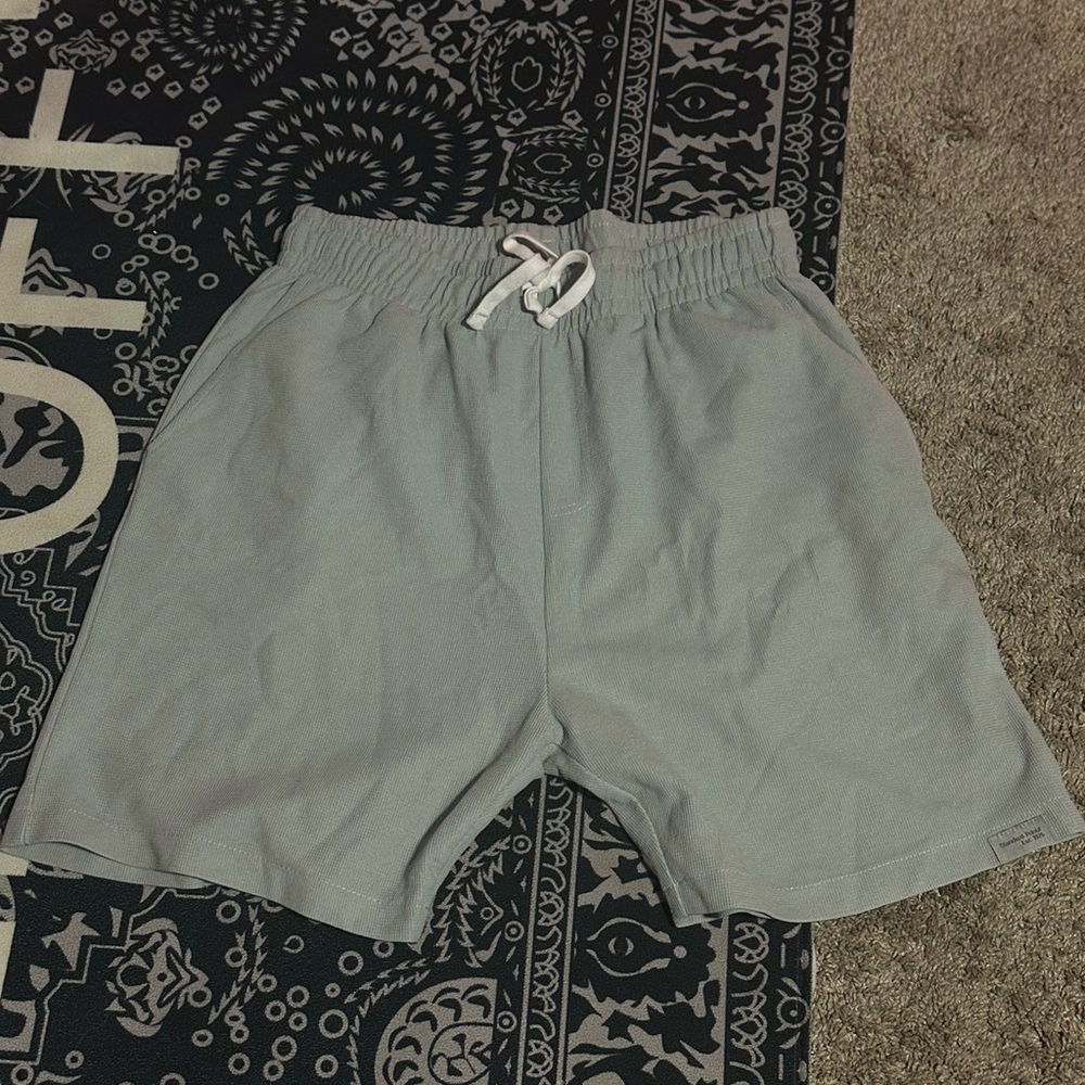 Zara Men's Gray Casual Shorts